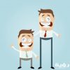 تفسير رؤية شخص قصير القامة في المنام 5 cartoon style illustration tall short man 29940765 scaled