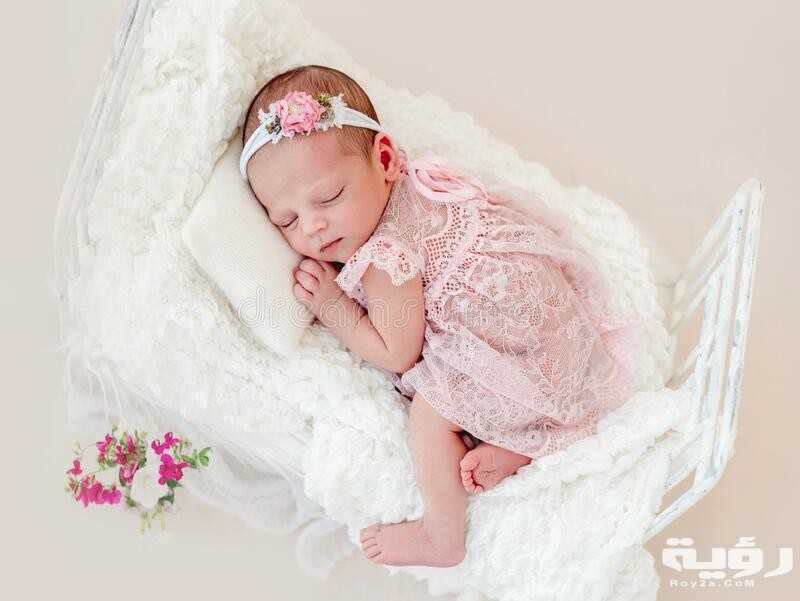اسماء بنات بحرف ق القاف ومعانيها 2026 1 sleeping newborn baby girl pink dress small crib sleeping newborn baby girl 194799019