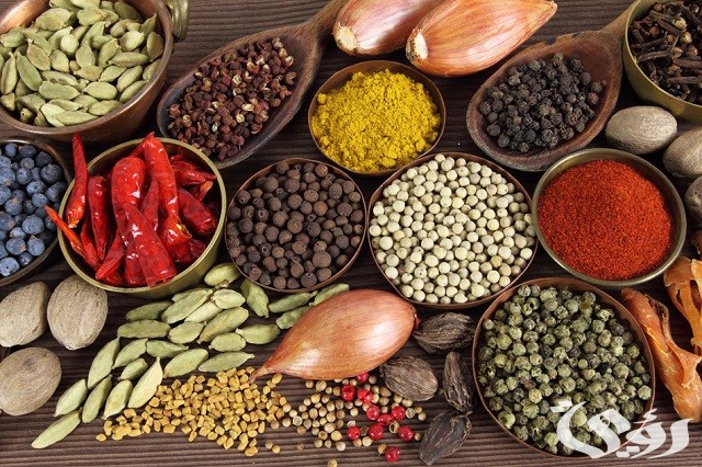 مكونات البهارات الكويتية المشكلة