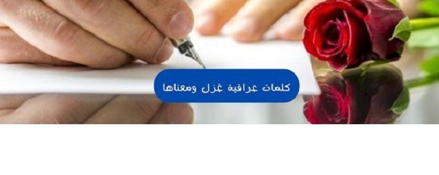 كلمات عراقية غزل ومدح مع المعاني