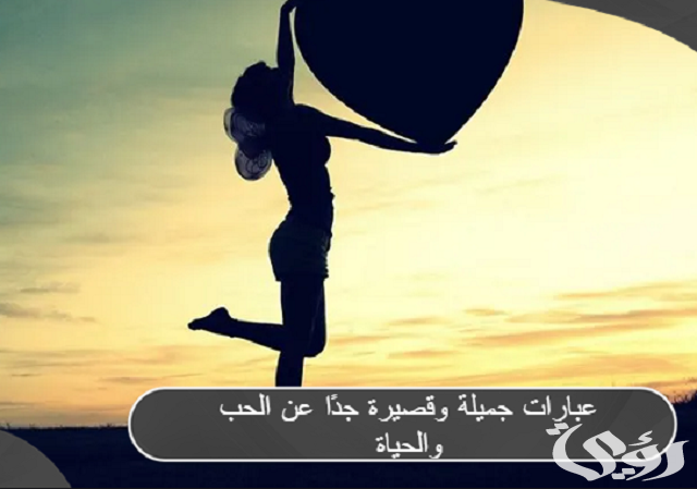 عبارات جميلة وقصيرة جدًا عن الحب والحياة 2024