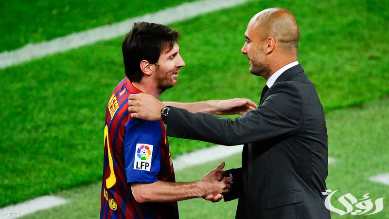 بيب جوارديولا قد يختار ميسي لإنقاذ مانشستر سيتي